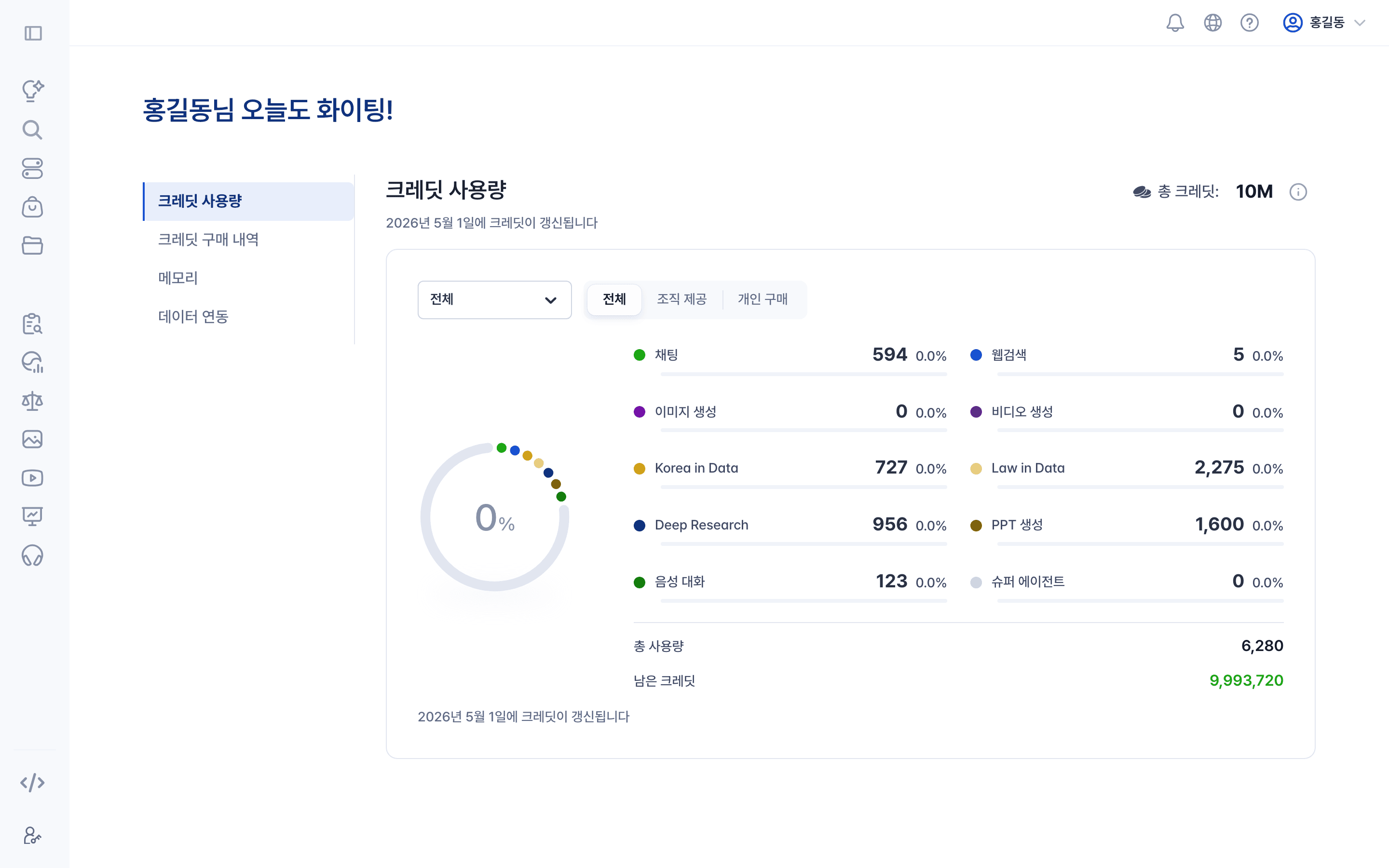 마이 페이지